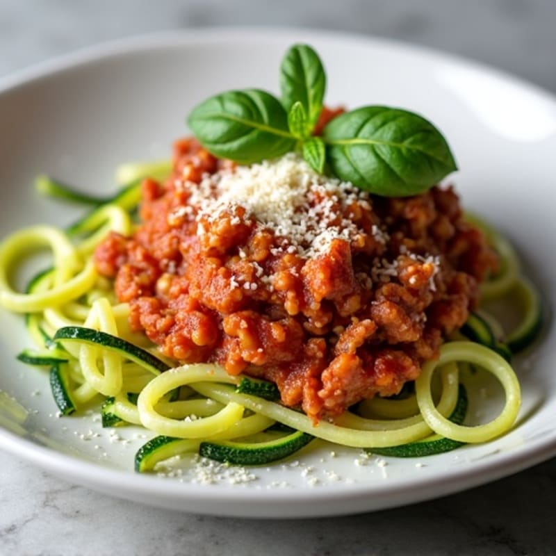 Protein-Packed Turkey and Zucchini Noodle Marinara