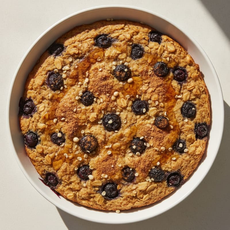 Blueberry Maple Baked Oatmeal