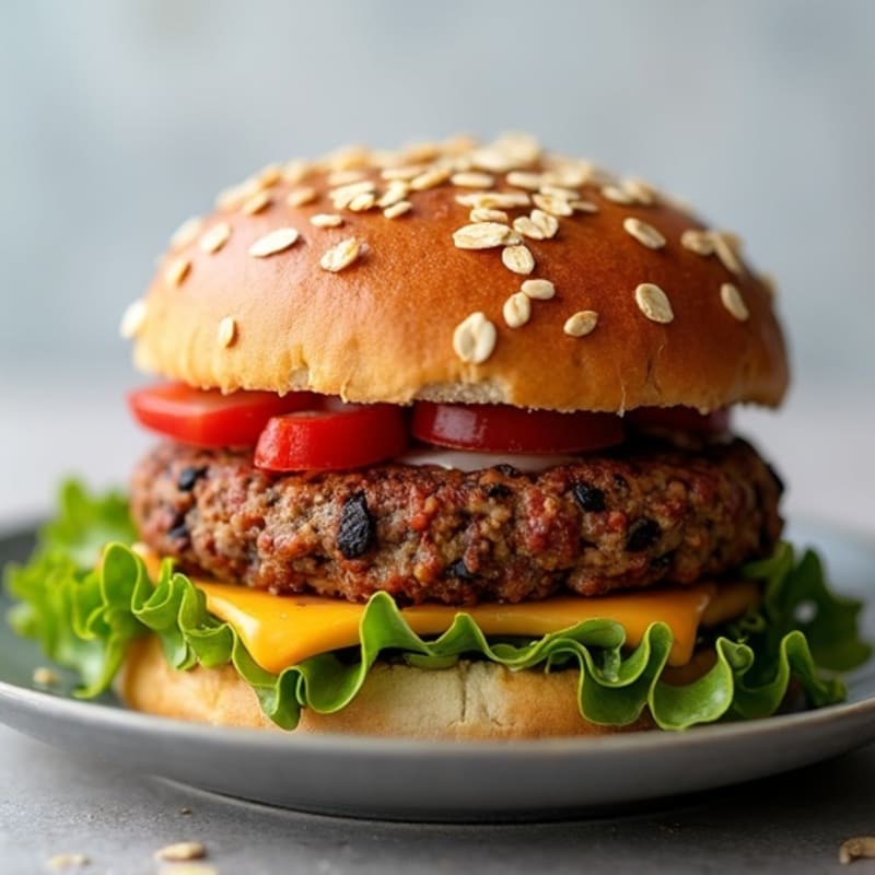 Hearty Smoky Black Bean Burgers