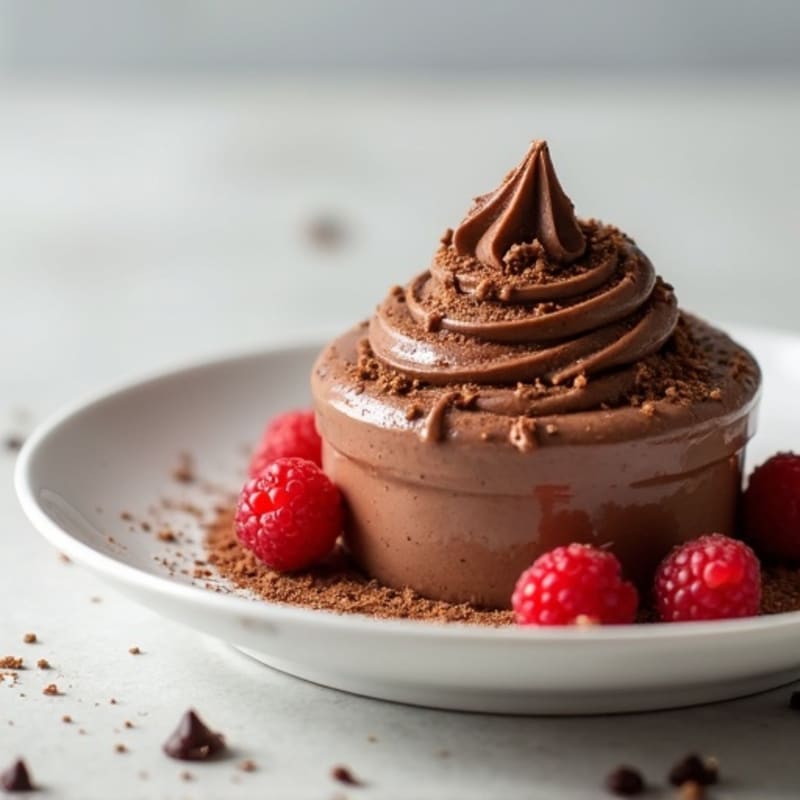Protein Chocolate Mousse with Greek Yogurt