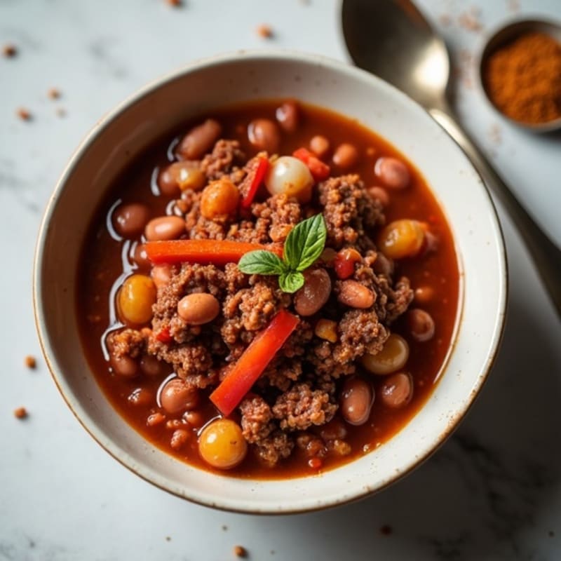Hearty Slow Cooker Beef Chili