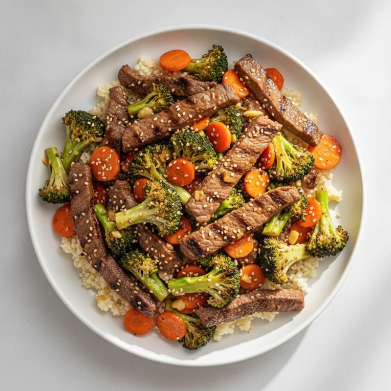 Sesame Beef & Broccoli Stir-Fry