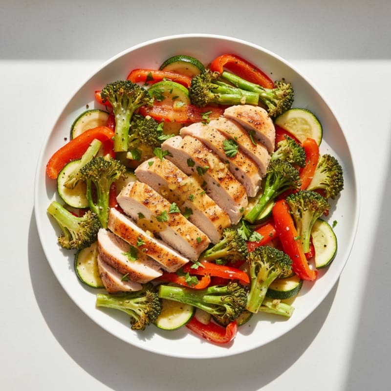 Sheet Pan Lemon Herb Chicken and Veggies