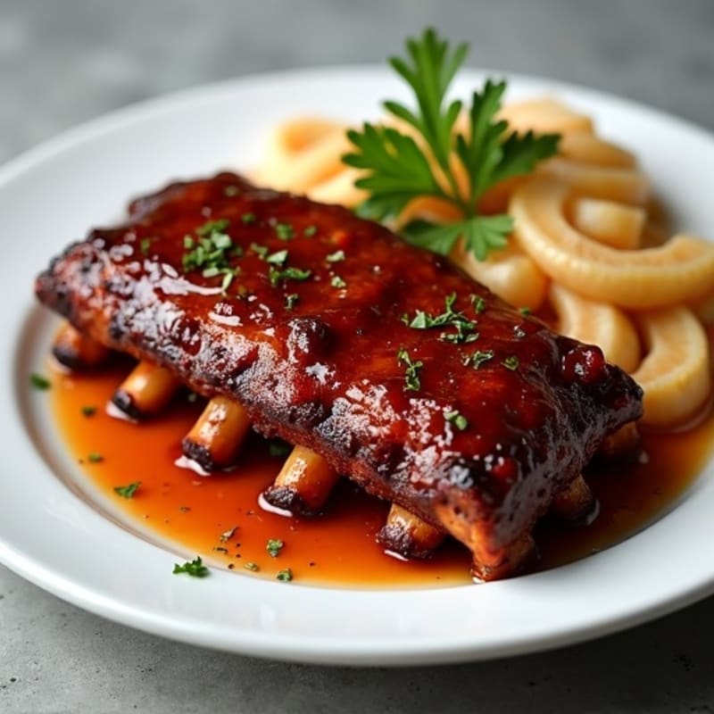 Smoky Maple-Glazed Baby Back Ribs