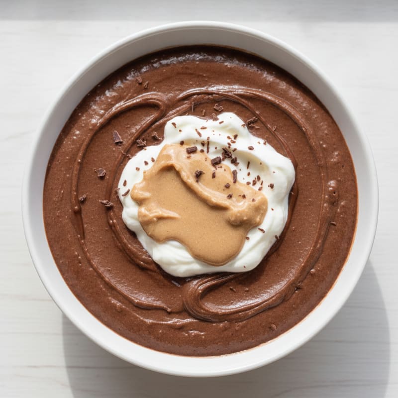 Silky Chocolate Protein Pudding with Greek Yogurt