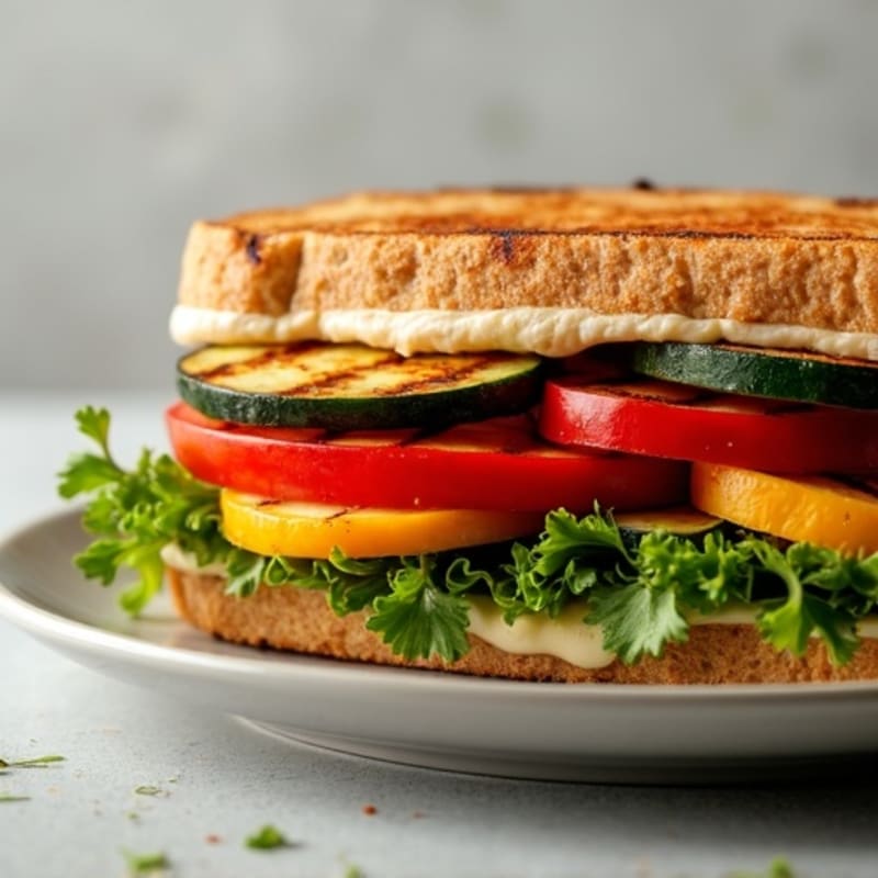 Hearty Grilled Veggie Sandwich