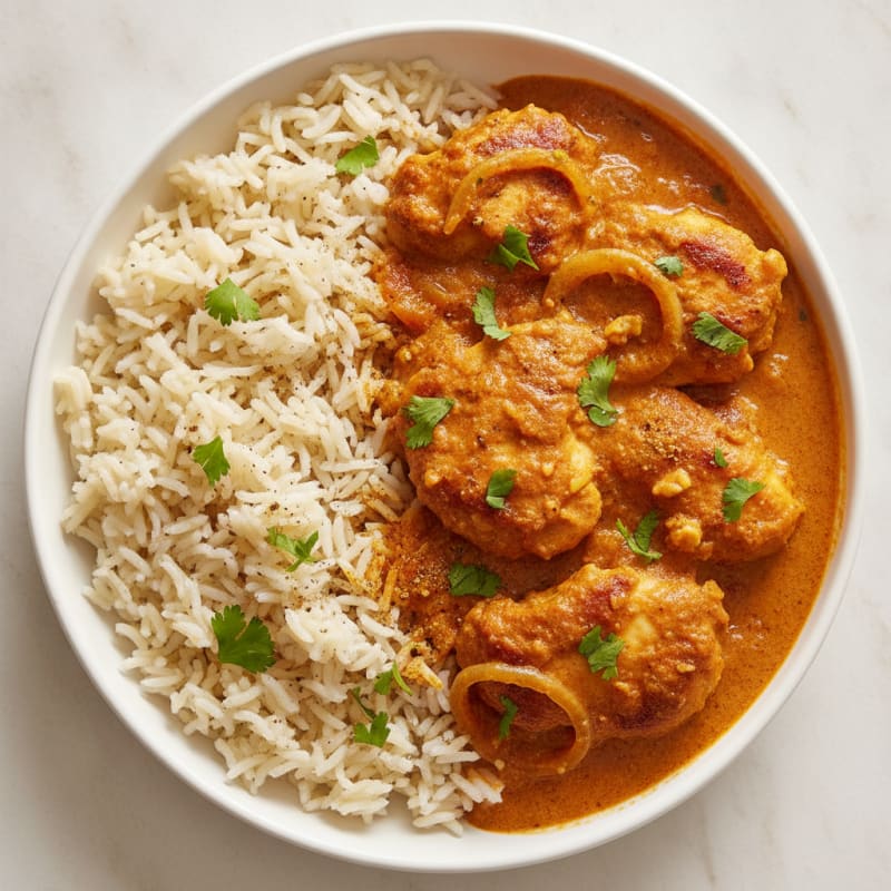 Spiced Butter Chicken with Basmati Rice