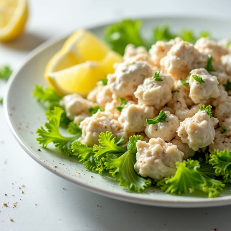 Tuna Salad with Celery and Light Mayo