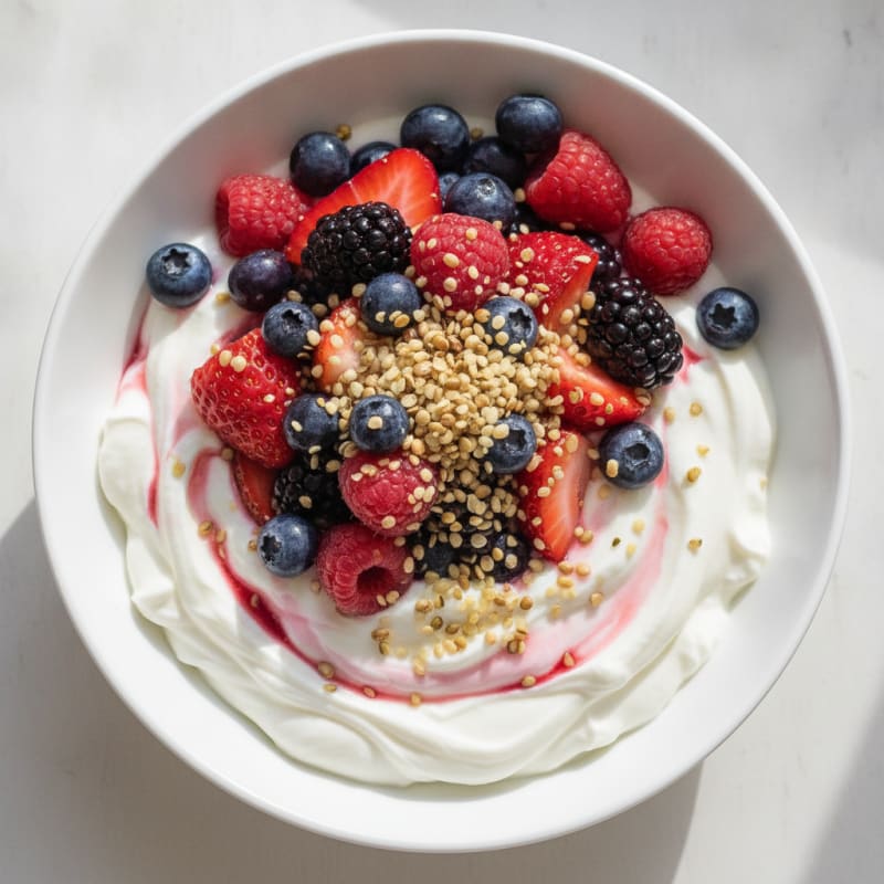Berry Protein Yogurt Bowl