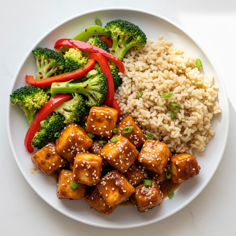 Sweet and Tangy General Tso's Chicken