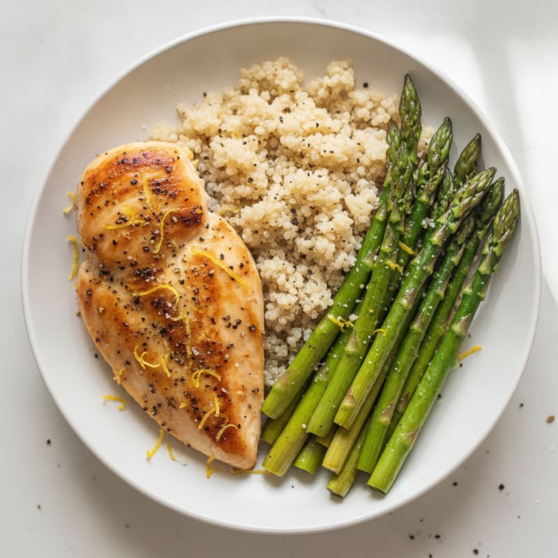 Lemon Pepper Chicken with Roasted Asparagus
