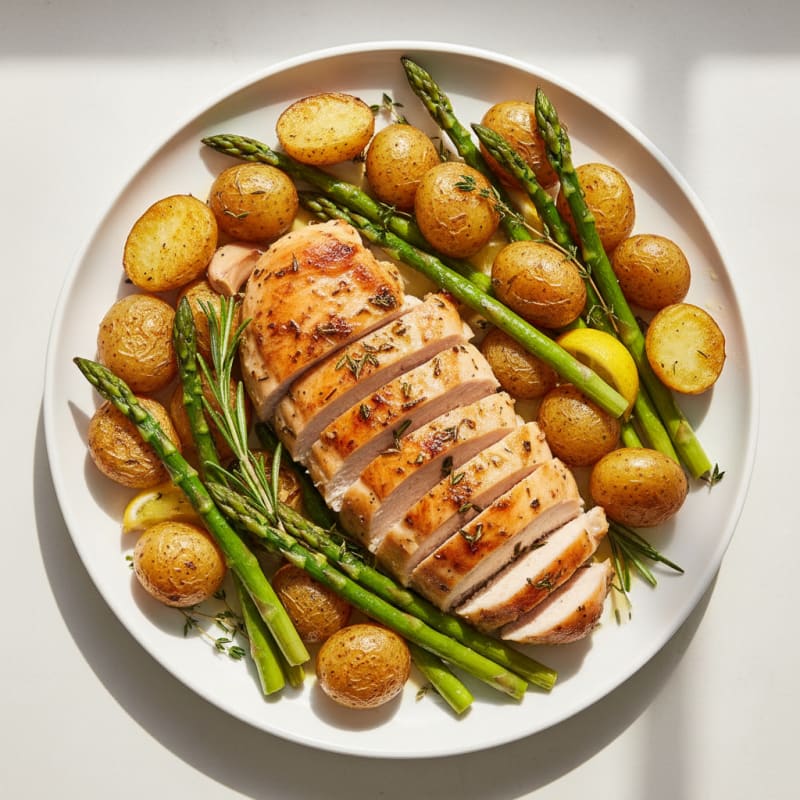 Garlic Herb Roasted Chicken