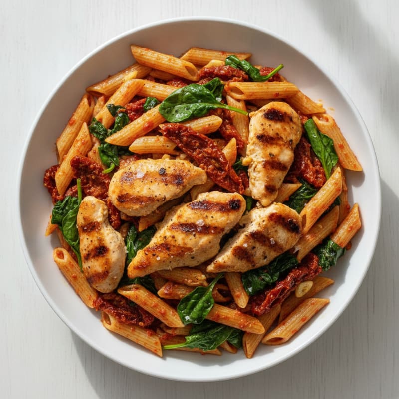 Sun-Dried Tomato Pesto Chicken Pasta