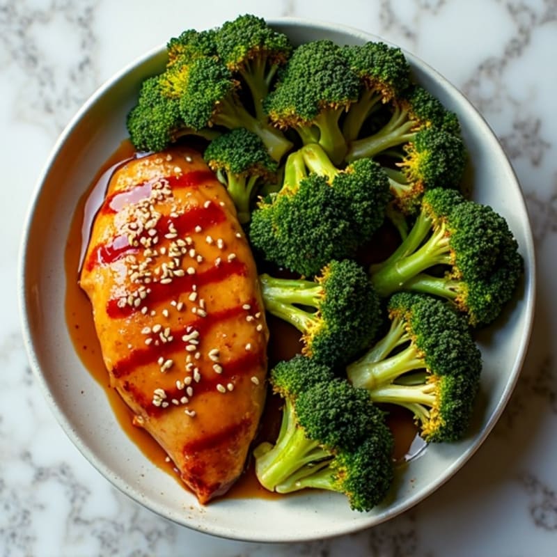 Sheet Pan Teriyaki Chicken with Roasted Broccoli