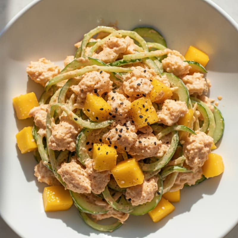 Kani Salad with Cucumber and Mango