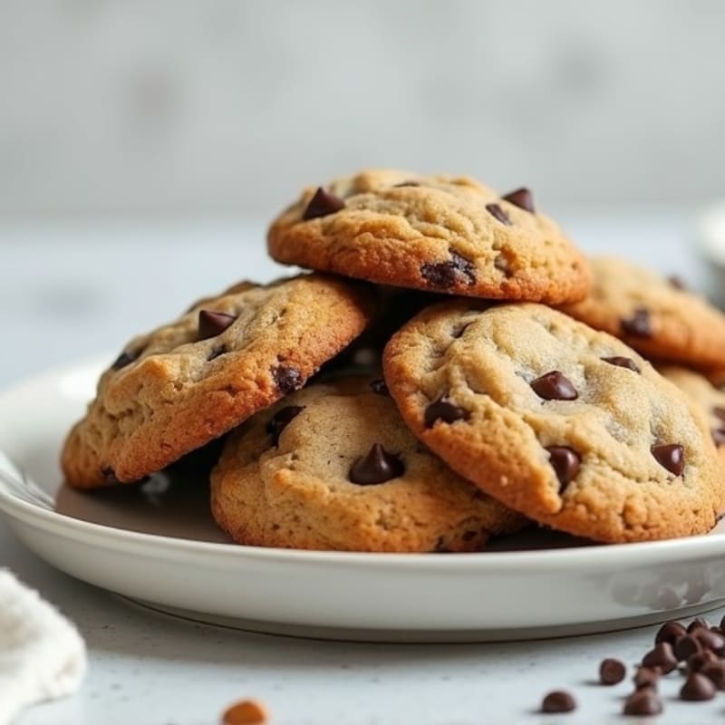 Low Calorie Chewy Chocolate Chip Cookies