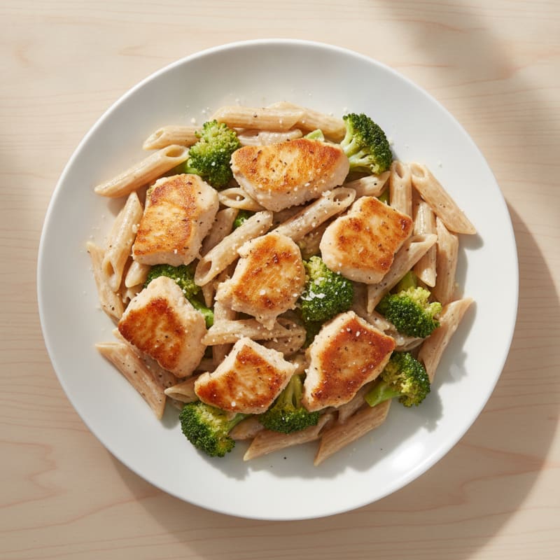 Garlic Parmesan Chicken Alfredo Pasta