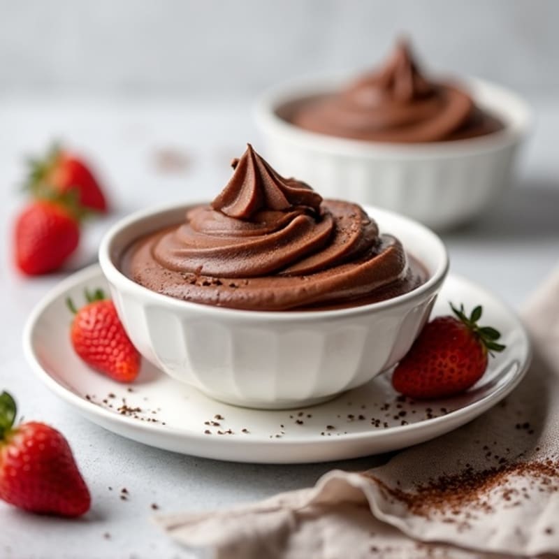 Silky Chocolate Protein Pudding with Greek Yogurt