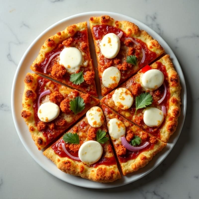 Crispy BBQ Chicken Pizza