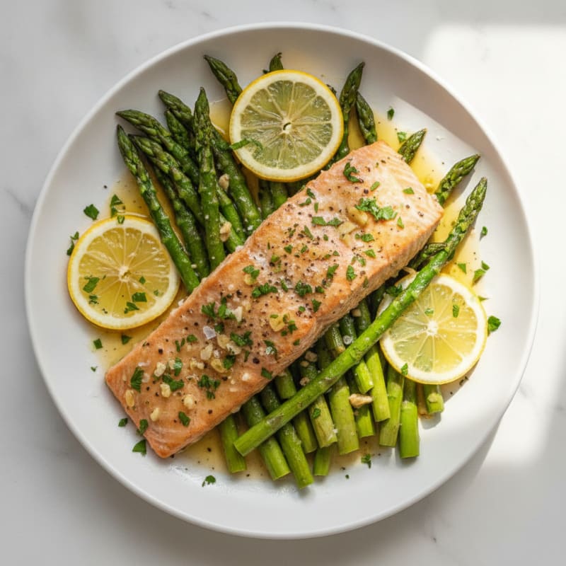 Sheet Pan Lemon Herb Salmon