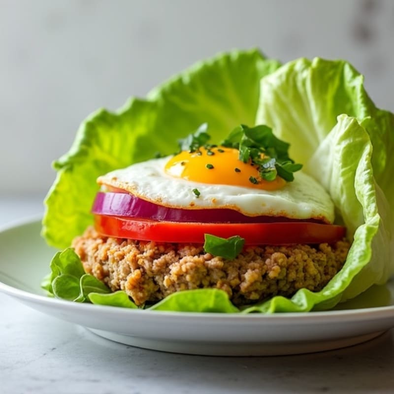 Protein-Style Lettuce Wrapped Burger Bowl