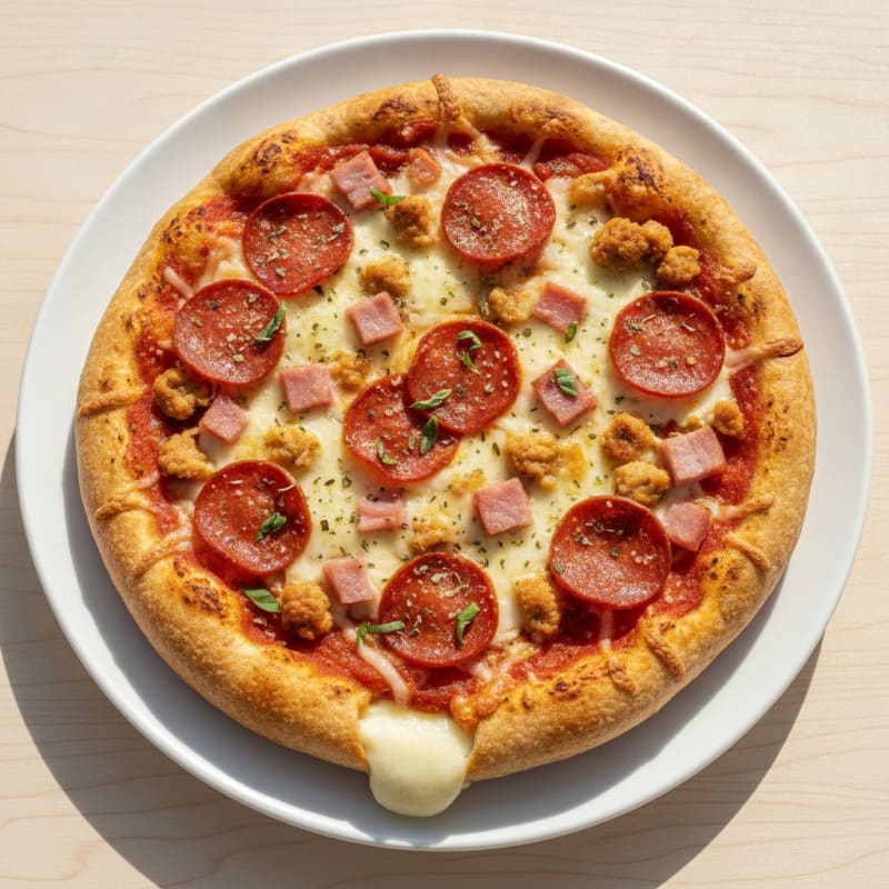 Meat Lovers Stuffed Crust Pizza