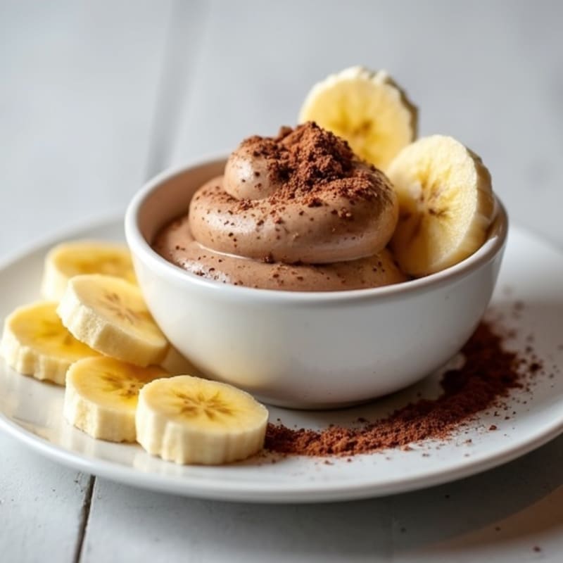 Canned Tuna Protein Pudding with Greek Yogurt and Cocoa