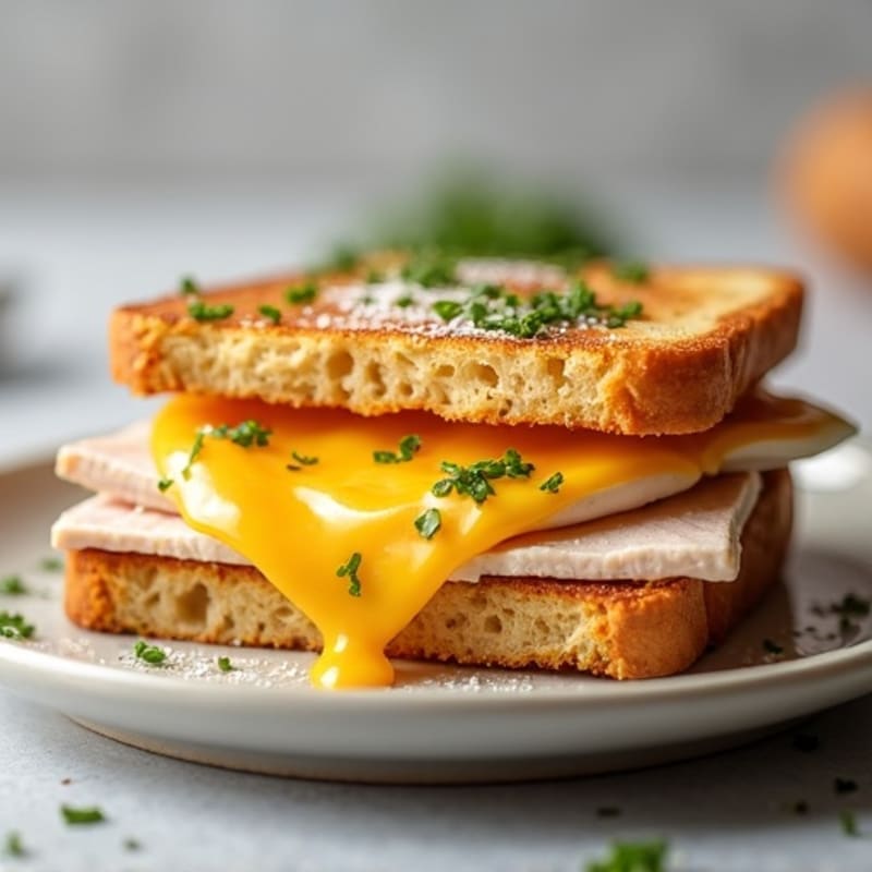 Crispy Three-Cheese Sourdough Melt