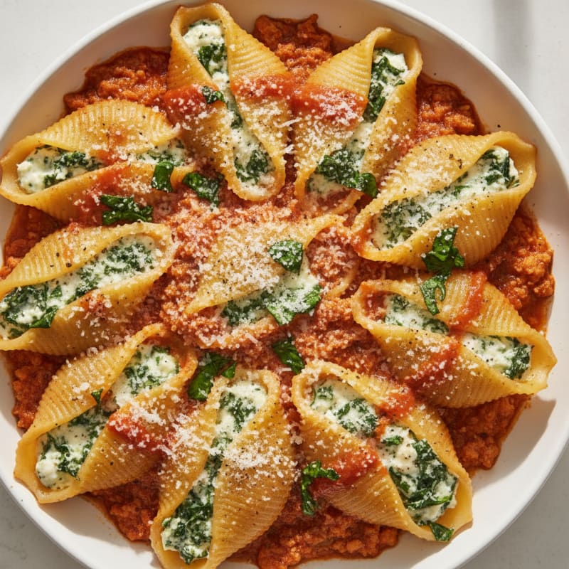 Spinach & Ricotta Stuffed Shells