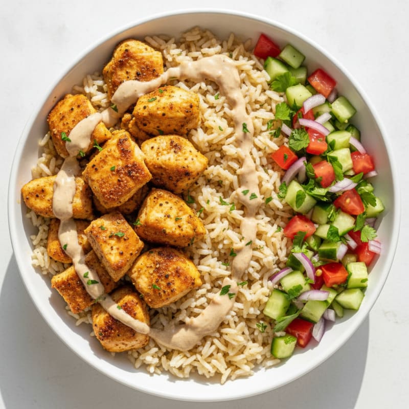 Chicken Shawarma Rice Bowl