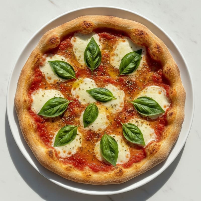 Classic Margherita Pizza with Fresh Basil