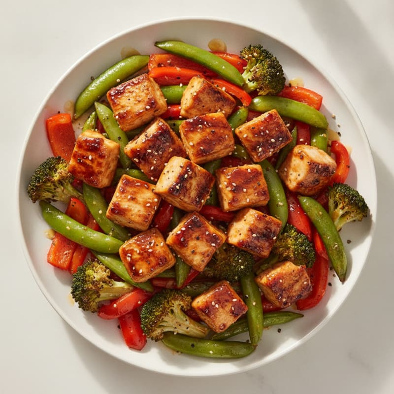 Teriyaki Chicken with Roasted Vegetables