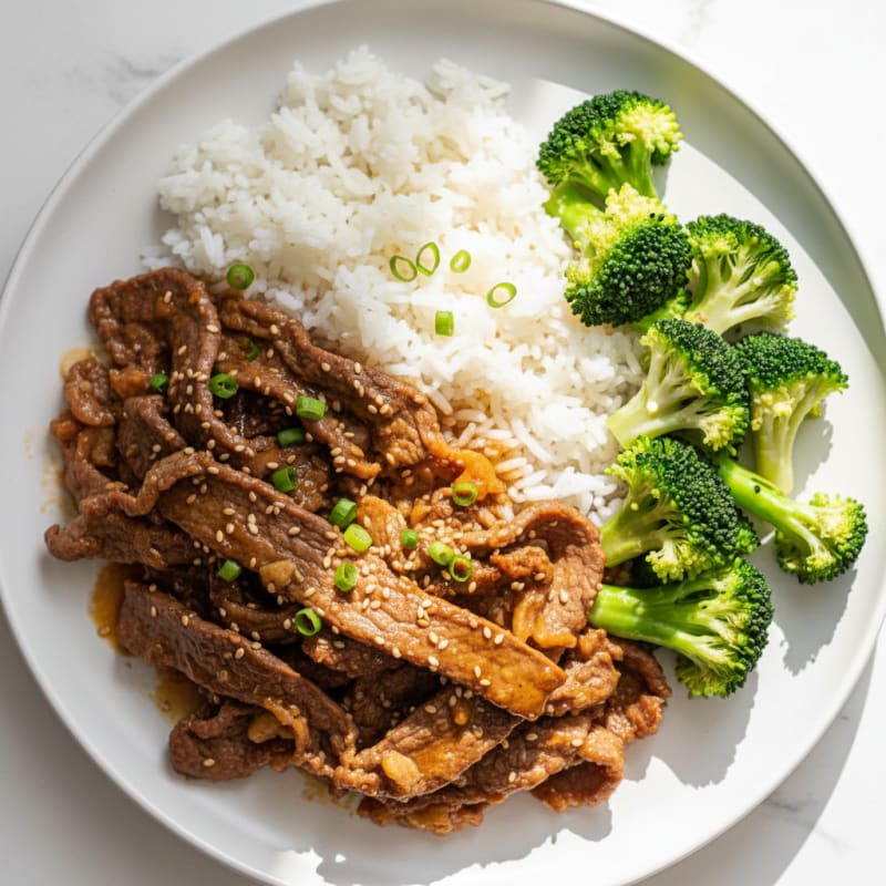 Tender Sesame-Ginger Beef Bulgogi