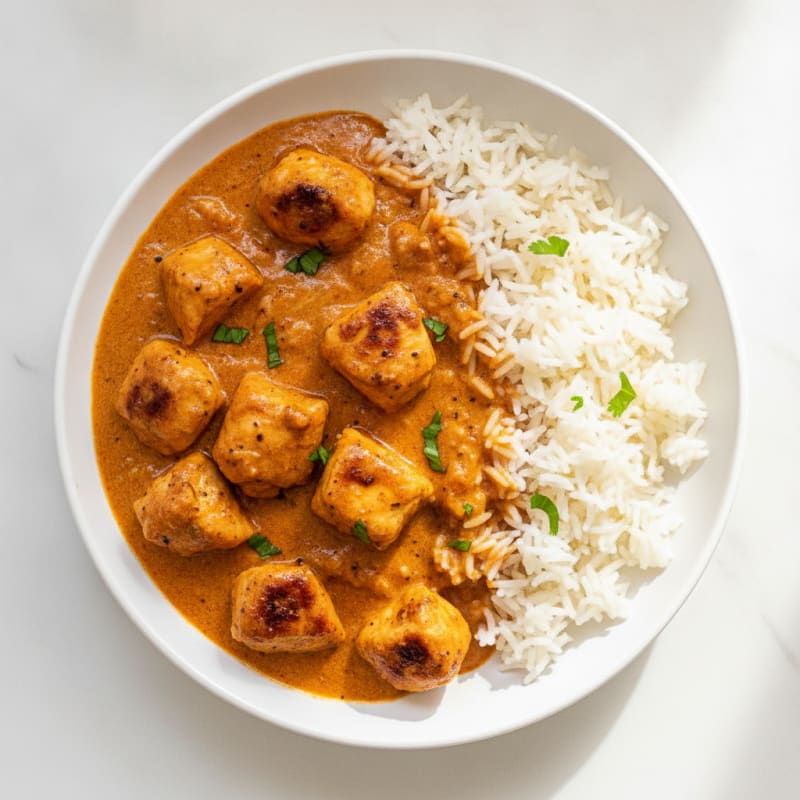 Spiced Butter Chicken with Basmati Rice