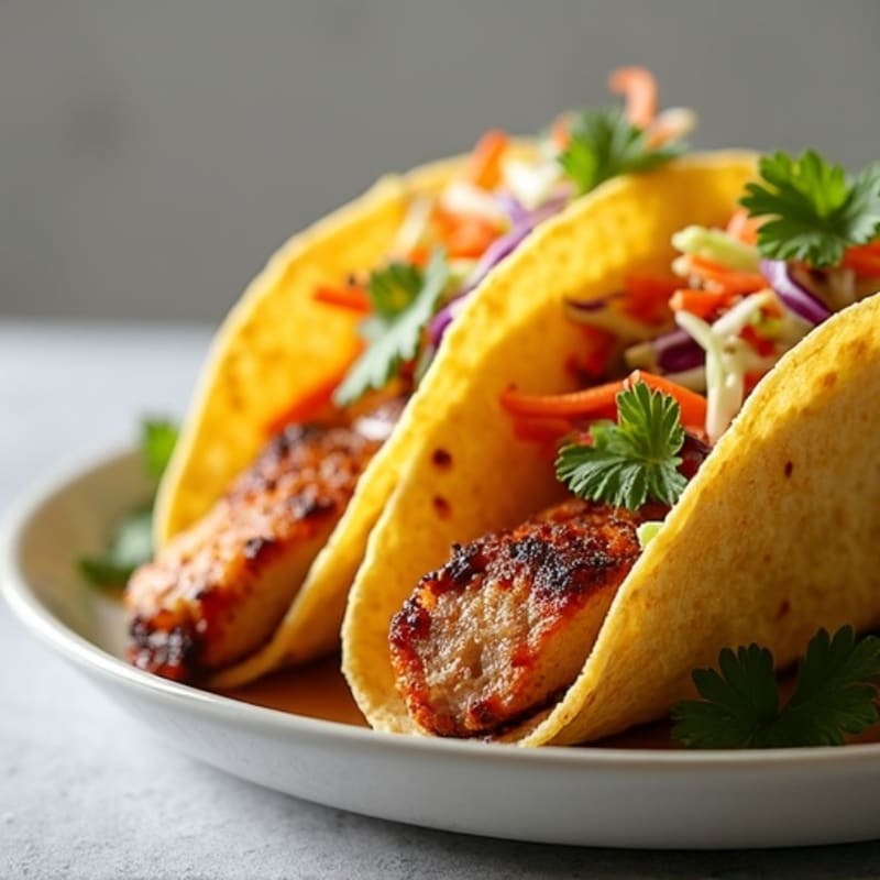 Crispy Slow-Cooked Pork Tacos with Fresh Slaw