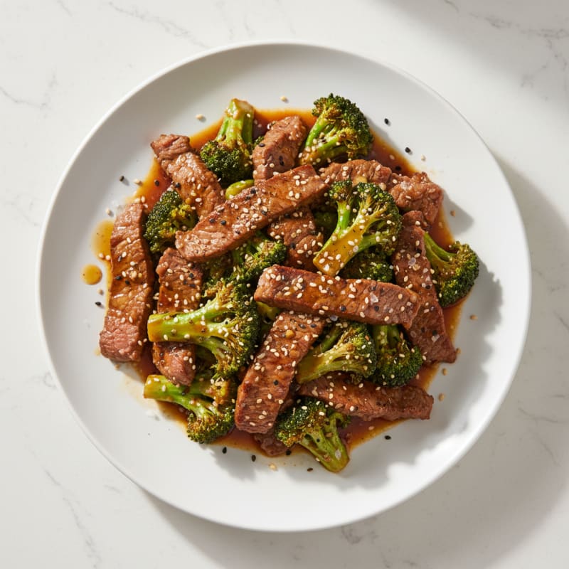 Sesame Beef and Broccoli Stir-Fry