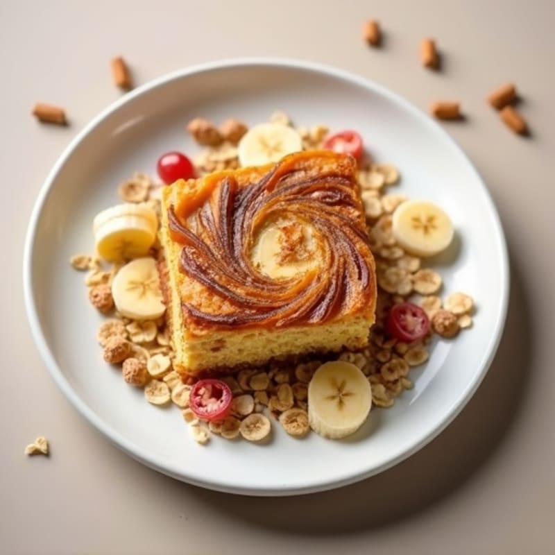 Cinnamon Swirl Protein Baked Oats