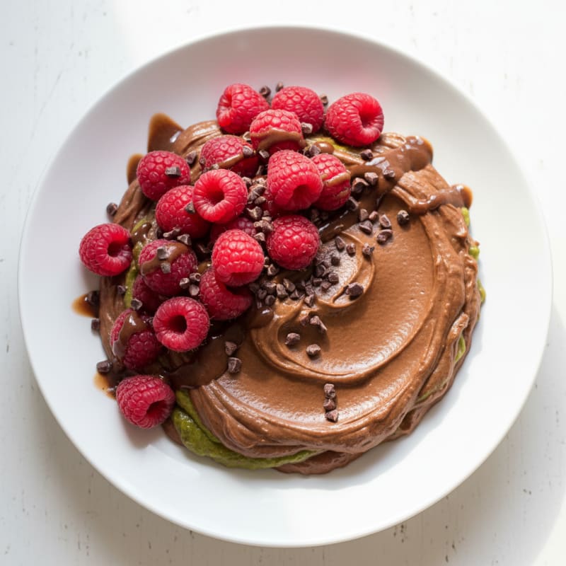 Creamy Avocado Chocolate Protein Mousse