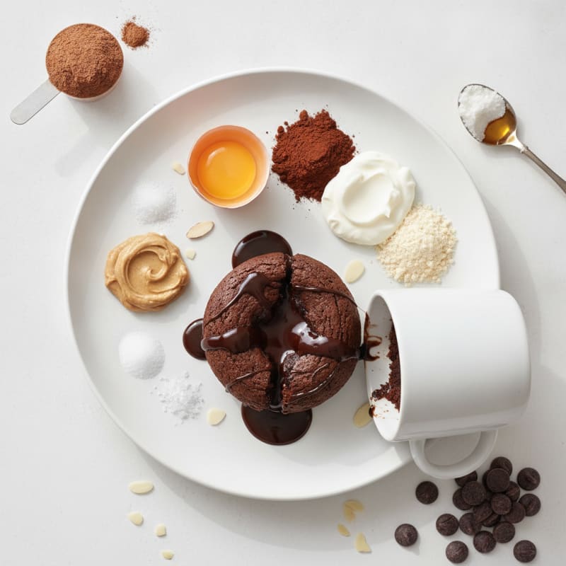 Decadent Chocolate Protein Mug Cake