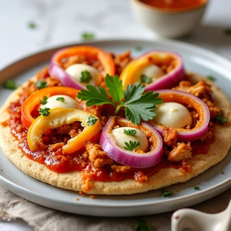 Crispy BBQ Chicken Flatbread Pizza