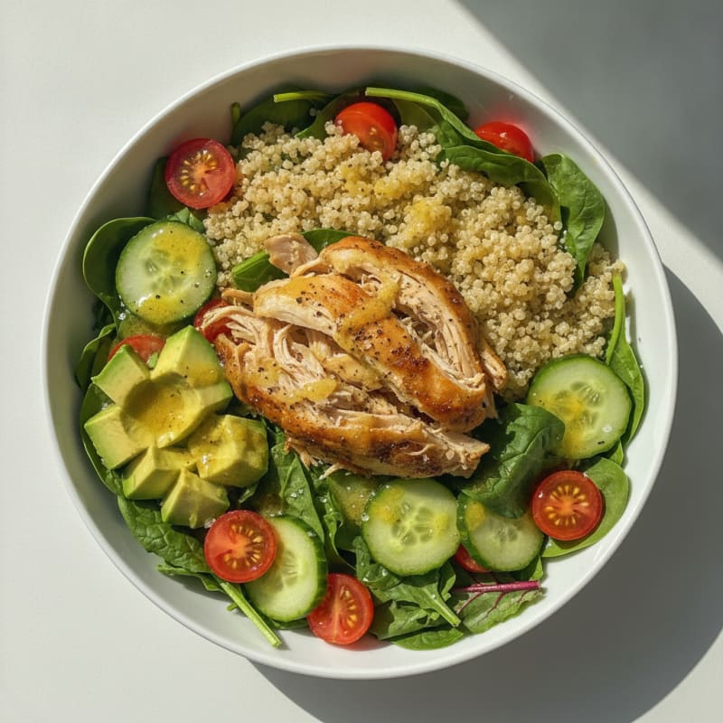Zesty Rotisserie Chicken Power Bowl