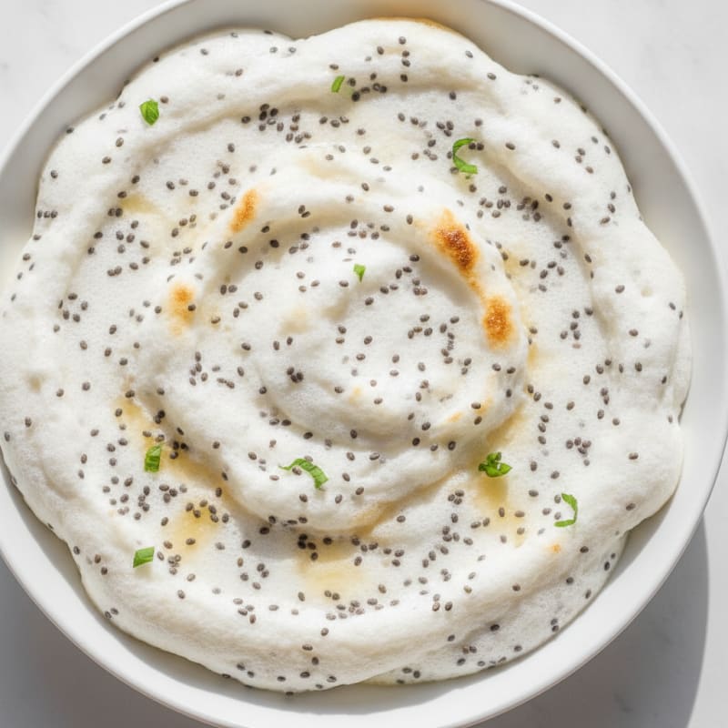 High-Protein Yogurt Mousse with Chia Seeds