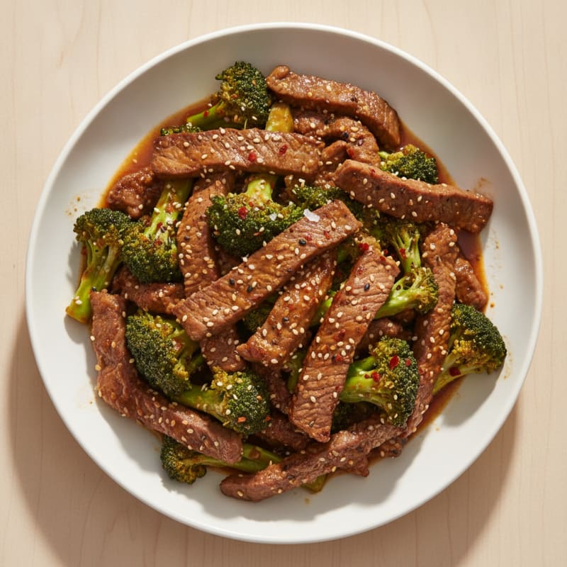 Sesame Beef & Broccoli Stir-Fry