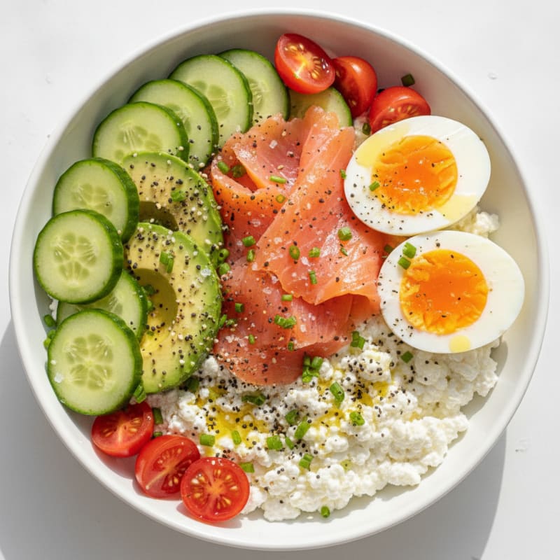 Savory Cottage Cheese Breakfast Bowl