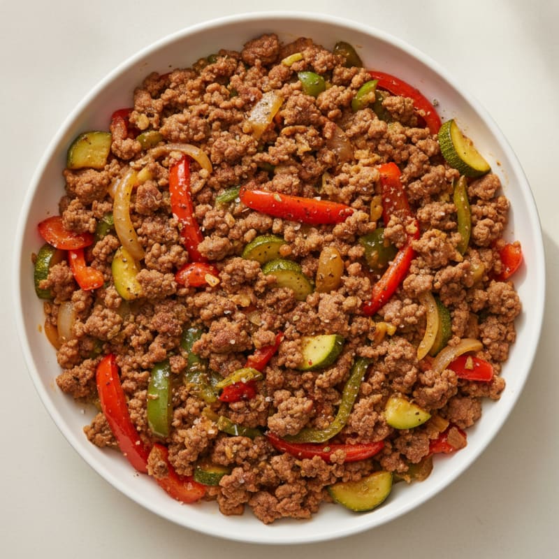 Ground Beef and Vegetable Skillet