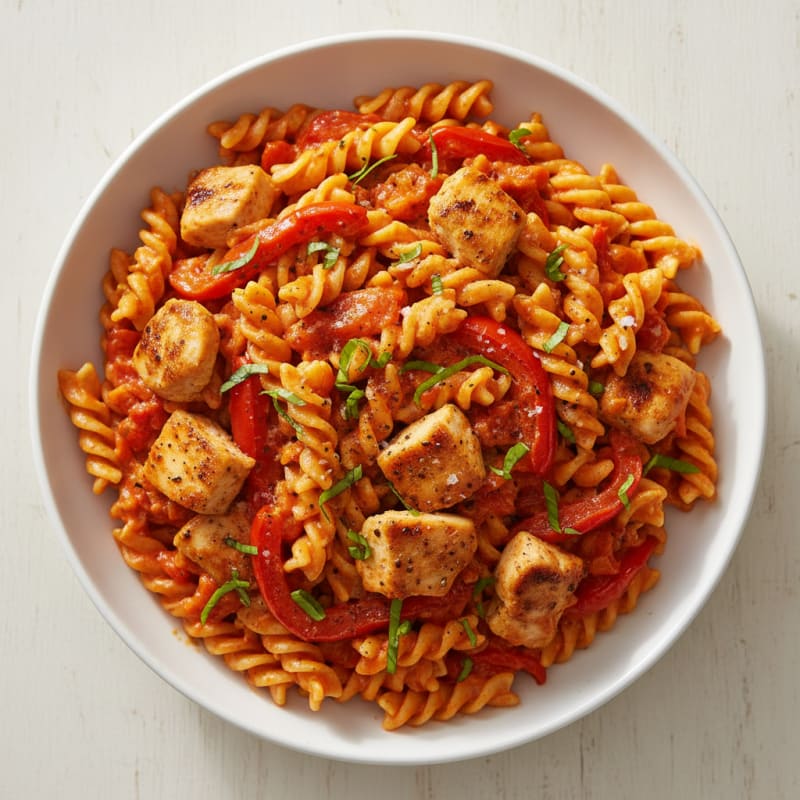 Creamy Roasted Red Pepper Pasta