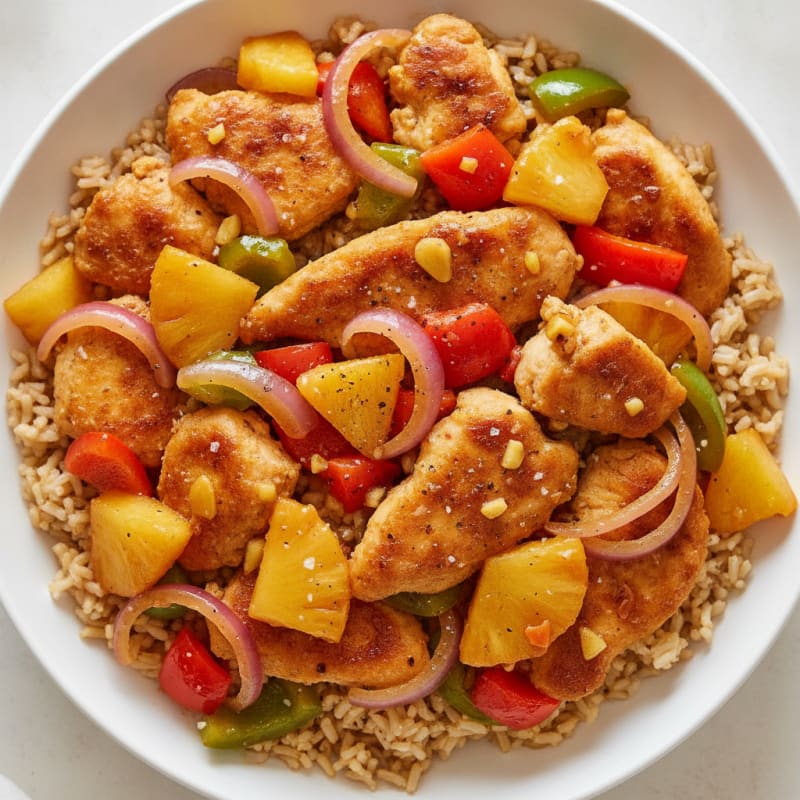 Sweet and Sour Chicken with Pineapple