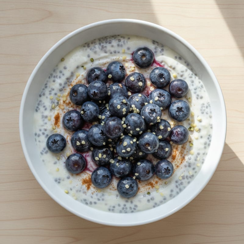 Berry Chia Seed Breakfast Pudding