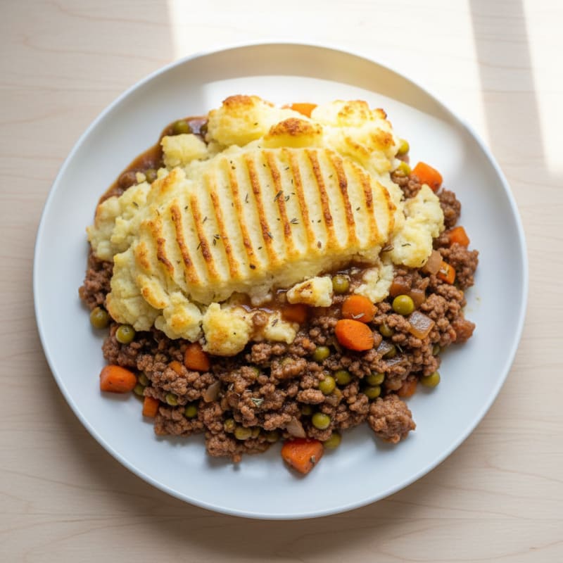 Creamy Beef and Vegetable Shepherd's Pie