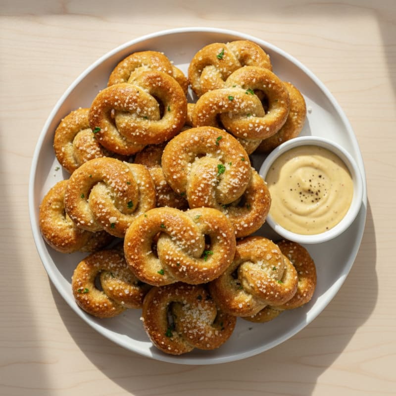 Garlic Parmesan Pretzel Bites